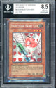 BGS 8.5 Injection Fairy Lily LOD-100 1st Edition Secret Rare English YuGiOh Card Graded Near Mint